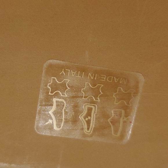 💥 Beautiisoles Sofie Cozy Slide Red Shearling Leather Shoes - Picture 10 of 13